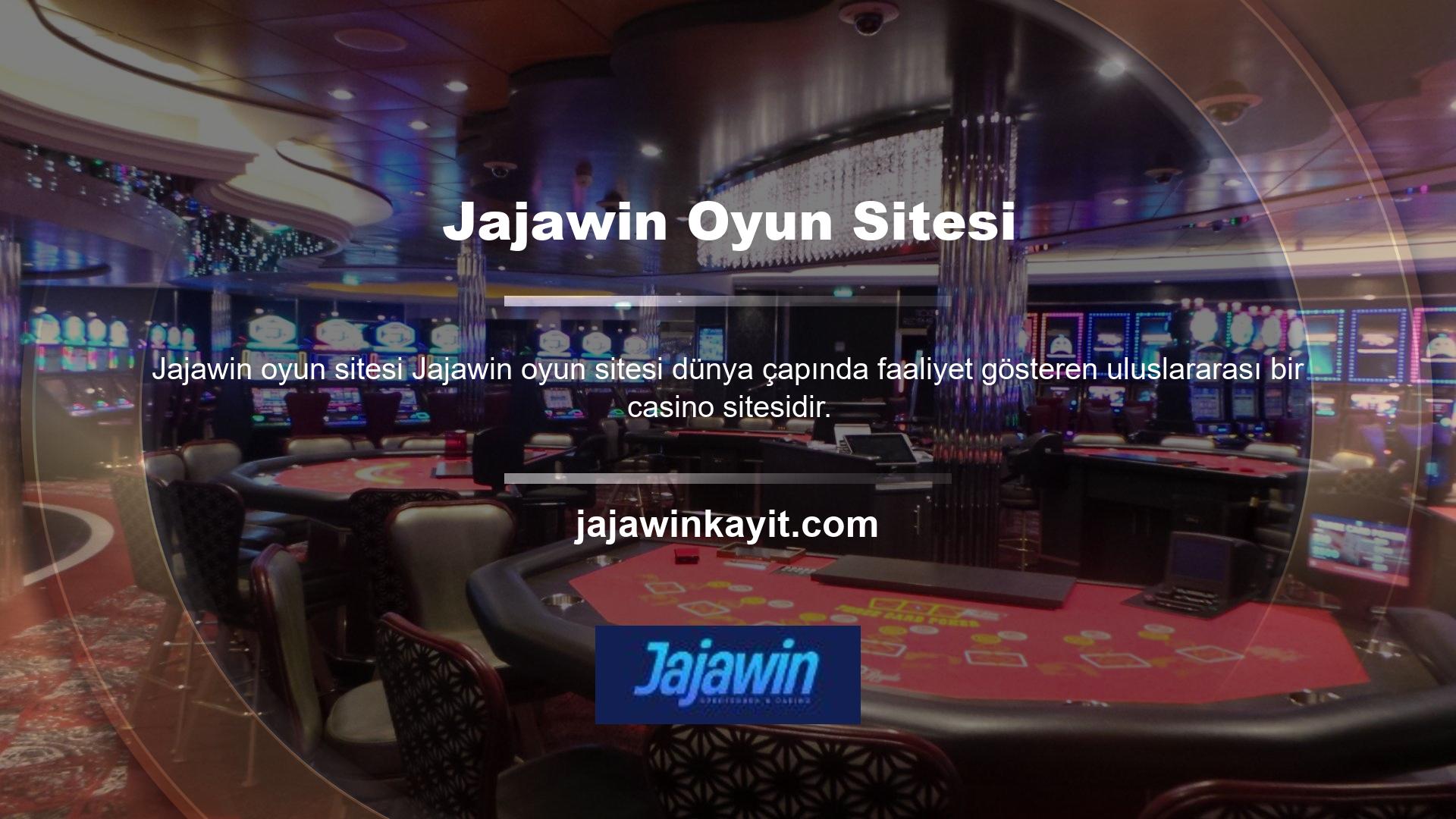 Kullanıcılar ayrıca kazançlarını ikiye katlama şansı veren Türkçe paketiyle Jajawin Casino sitesinin keyfini çıkarabilirler