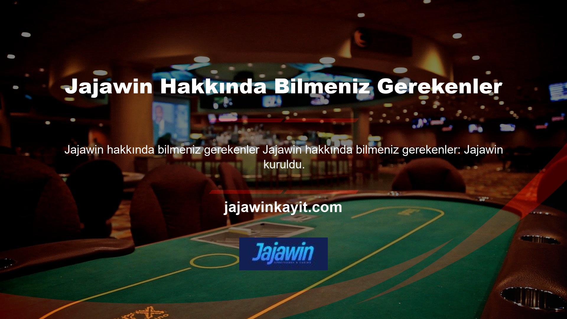 Jajawin canlı bahis sitesi Türkçe ve İngilizce olmak üzere iki dil seçeneği sunmaktadır
